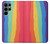 S3799 かわいい縦水彩レインボー Cute Vertical Watercolor Rainbow Samsung Galaxy S22 Ultra バックケース、フリップケース・カバー