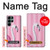 S3805 フラミンゴピンクパステル Flamingo Pink Pastel Samsung Galaxy S22 Ultra バックケース、フリップケース・カバー