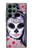 S3821 シュガースカルスチームパンクガールゴシック Sugar Skull Steam Punk Girl Gothic Samsung Galaxy S22 Ultra バックケース、フリップケース・カバー