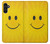 S1146 スマイル黄色の日 Yellow Sun Smile Samsung Galaxy A13 5G バックケース、フリップケース・カバー