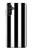 S2297 黒と白の縦縞 Black and White Vertical Stripes Samsung Galaxy A13 5G バックケース、フリップケース・カバー