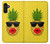 S2443 楽しい パイナップルサングラス 接吻 Funny Pineapple Sunglasses Kiss Samsung Galaxy A13 5G バックケース、フリップケース・カバー