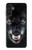 S2823 ブラックウルフ Black Wolf Blue Eyes Face Samsung Galaxy A13 5G バックケース、フリップケース・カバー