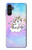 S3256 かわいいユニコーンの漫画 Cute Unicorn Cartoon Samsung Galaxy A13 5G バックケース、フリップケース・カバー
