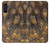 S3691 ゴールドピーコックフェザー Gold Peacock Feather Samsung Galaxy A13 5G バックケース、フリップケース・カバー