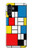 S3814 ピエトモンドリアン線画作曲 Piet Mondrian Line Art Composition Samsung Galaxy A13 5G バックケース、フリップケース・カバー