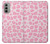 S2213 ピンクのヒョウ柄 Pink Leopard Pattern Motorola Moto G51 5G バックケース、フリップケース・カバー