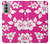S2246 ハワイのハイビスカスピンク柄 Hawaiian Hibiscus Pink Pattern Motorola Moto G51 5G バックケース、フリップケース・カバー