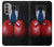 S2261 ボクシンググローブ黒スーツビジネスマン Businessman In Black Suit With Boxing Gloves Motorola Moto G51 5G バックケース、フリップケース・カバー