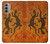 S2901 リザードアボリジニアート Lizard Aboriginal Art Motorola Moto G51 5G バックケース、フリップケース・カバー