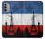 S2980 フランスサッカー France Football Soccer Flag Motorola Moto G51 5G バックケース、フリップケース・カバー