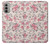 S3095 ヴィンテージ・バラ Vintage Rose Pattern Motorola Moto G51 5G バックケース、フリップケース・カバー