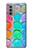 S3235 水彩ミキシング Watercolor Mixing Motorola Moto G51 5G バックケース、フリップケース・カバー