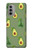 S3285 アボカドパターン Avocado Fruit Pattern Motorola Moto G51 5G バックケース、フリップケース・カバー