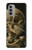 S3358 ヴィンセント・ヴァン・ゴッホ スケルトンタバコ Vincent Van Gogh Skeleton Cigarette Motorola Moto G51 5G バックケース、フリップケース・カバー