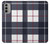 S3452 チェック柄 Plaid Fabric Pattern Motorola Moto G51 5G バックケース、フリップケース・カバー