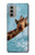 S3680 かわいいスマイルキリン Cute Smile Giraffe Motorola Moto G51 5G バックケース、フリップケース・カバー