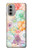 S3705 パステルフローラルフラワー Pastel Floral Flower Motorola Moto G51 5G バックケース、フリップケース・カバー