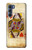 S2833 ポーカーカード ハートの女王 Poker Card Queen Hearts Motorola Edge S30 バックケース、フリップケース・カバー