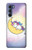 S3485 かわいい眠りユニコーン Cute Unicorn Sleep Motorola Edge S30 バックケース、フリップケース・カバー