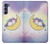 S3485 かわいい眠りユニコーン Cute Unicorn Sleep Motorola Edge S30 バックケース、フリップケース・カバー