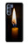 S3530 仏 Buddha Candle Burning Motorola Edge S30 バックケース、フリップケース・カバー