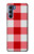 S3535 レッドギンガム Red Gingham Motorola Edge S30 バックケース、フリップケース・カバー