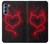 S3682 デビルハート Devil Heart Motorola Edge S30 バックケース、フリップケース・カバー