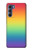 S3698 LGBTグラデーションプライドフラグ LGBT Gradient Pride Flag Motorola Edge S30 バックケース、フリップケース・カバー