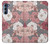 S3716 バラの花柄 Rose Floral Pattern Motorola Edge S30 バックケース、フリップケース・カバー