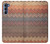 S3752 ジグザグ生地パターングラフィックプリント Zigzag Fabric Pattern Graphic Printed Motorola Edge S30 バックケース、フリップケース・カバー