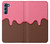 S3754 ストロベリーアイスクリームコーン Strawberry Ice Cream Cone Motorola Edge S30 バックケース、フリップケース・カバー