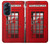 S0058 ロンドン〔イギリス〕の赤い電話ボックス Classic British Red Telephone Box Motorola Edge X30 バックケース、フリップケース・カバー