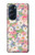 S3688 花の花のアートパターン Floral Flower Art Pattern Motorola Edge X30 バックケース、フリップケース・カバー