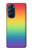 S3698 LGBTグラデーションプライドフラグ LGBT Gradient Pride Flag Motorola Edge X30 バックケース、フリップケース・カバー