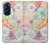 S3705 パステルフローラルフラワー Pastel Floral Flower Motorola Edge X30 バックケース、フリップケース・カバー