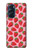 S3719 いちご柄 Strawberry Pattern Motorola Edge X30 バックケース、フリップケース・カバー