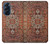 S3813 ペルシャ絨毯の敷物パターン Persian Carpet Rug Pattern Motorola Edge X30 バックケース、フリップケース・カバー