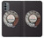 S0059 レトロなダイヤル式の電話ダイヤル Retro Rotary Phone Dial On Motorola Moto G31 バックケース、フリップケース・カバー