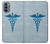 S2815 カドゥケウスの杖 医療シンボル Medical Symbol Motorola Moto G31 バックケース、フリップケース・カバー