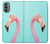 S3708 ピンクのフラミンゴ Pink Flamingo Motorola Moto G31 バックケース、フリップケース・カバー