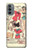 S3820 ヴィンテージ騎乗位ファッション紙人形 Vintage Cowgirl Fashion Paper Doll Motorola Moto G31 バックケース、フリップケース・カバー