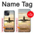 S3837 飛行機離陸日の出 Airplane Take off Sunrise iPhone 13 mini バックケース、フリップケース・カバー