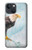 S3843 白頭ワシと氷 Bald Eagle On Ice iPhone 13 mini バックケース、フリップケース・カバー