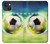 S3844 輝くサッカー サッカーボール Glowing Football Soccer Ball iPhone 13 mini バックケース、フリップケース・カバー