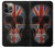 S3848 イギリスの旗の頭蓋骨 United Kingdom Flag Skull iPhone 13 Pro Max バックケース、フリップケース・カバー