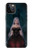 S3847 リリス 花嫁 ゴシック女 スカル死神 Lilith Devil Bride Gothic Girl Skull Grim Reaper iPhone 12, iPhone 12 Pro バックケース、フリップケース・カバー