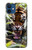 S3838 ベンガルトラの吠え Barking Bengal Tiger iPhone 12 mini バックケース、フリップケース・カバー