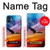 S3841 白頭ワシ カラフルな空 Bald Eagle Flying Colorful Sky iPhone 12 mini バックケース、フリップケース・カバー