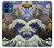 S3851 アートの世界 ヴァンゴッホ 北斎 ダヴィンチ World of Art Van Gogh Hokusai Da Vinci iPhone 12 mini バックケース、フリップケース・カバー